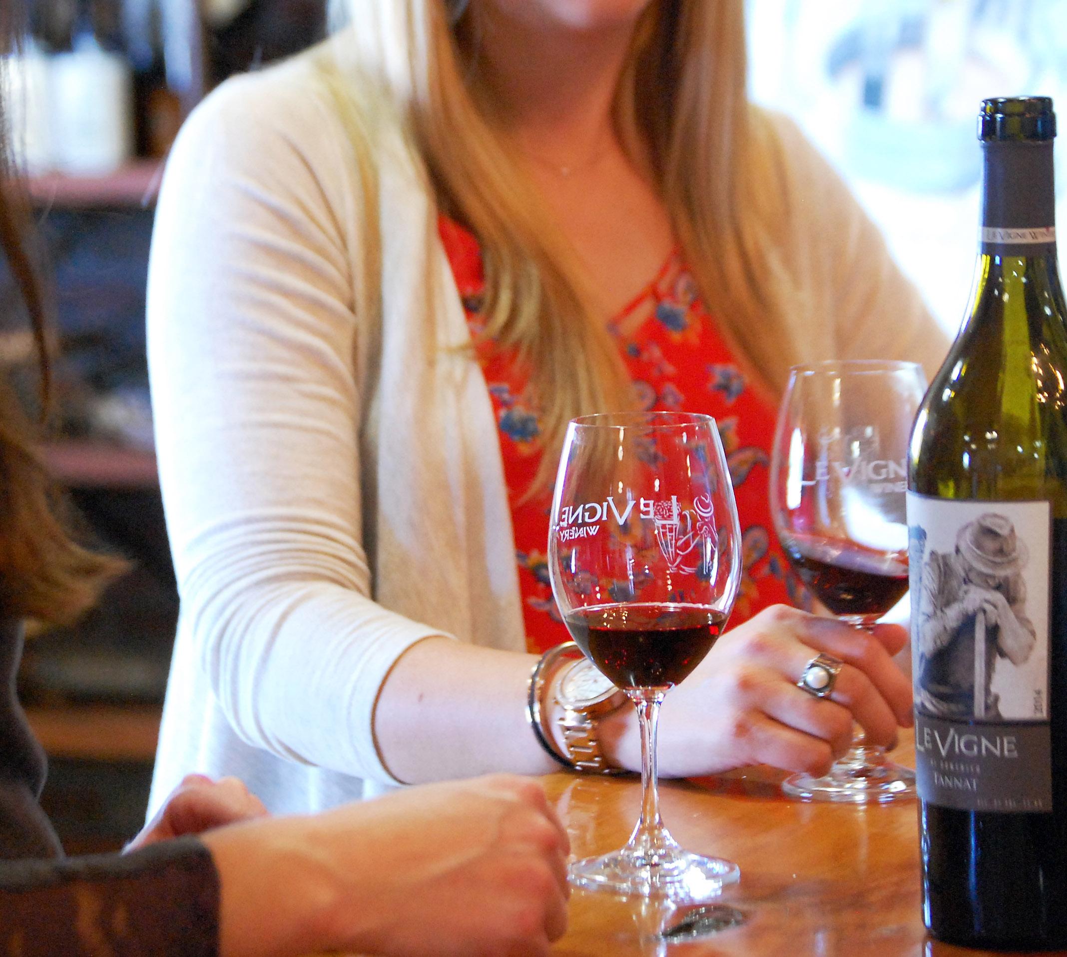 events tasting at le vigne winery